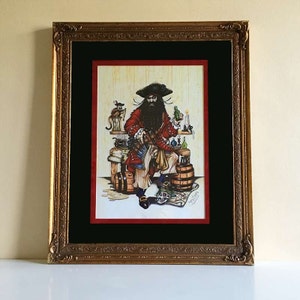 Blackbeard Pirate pirate canvas print image 3