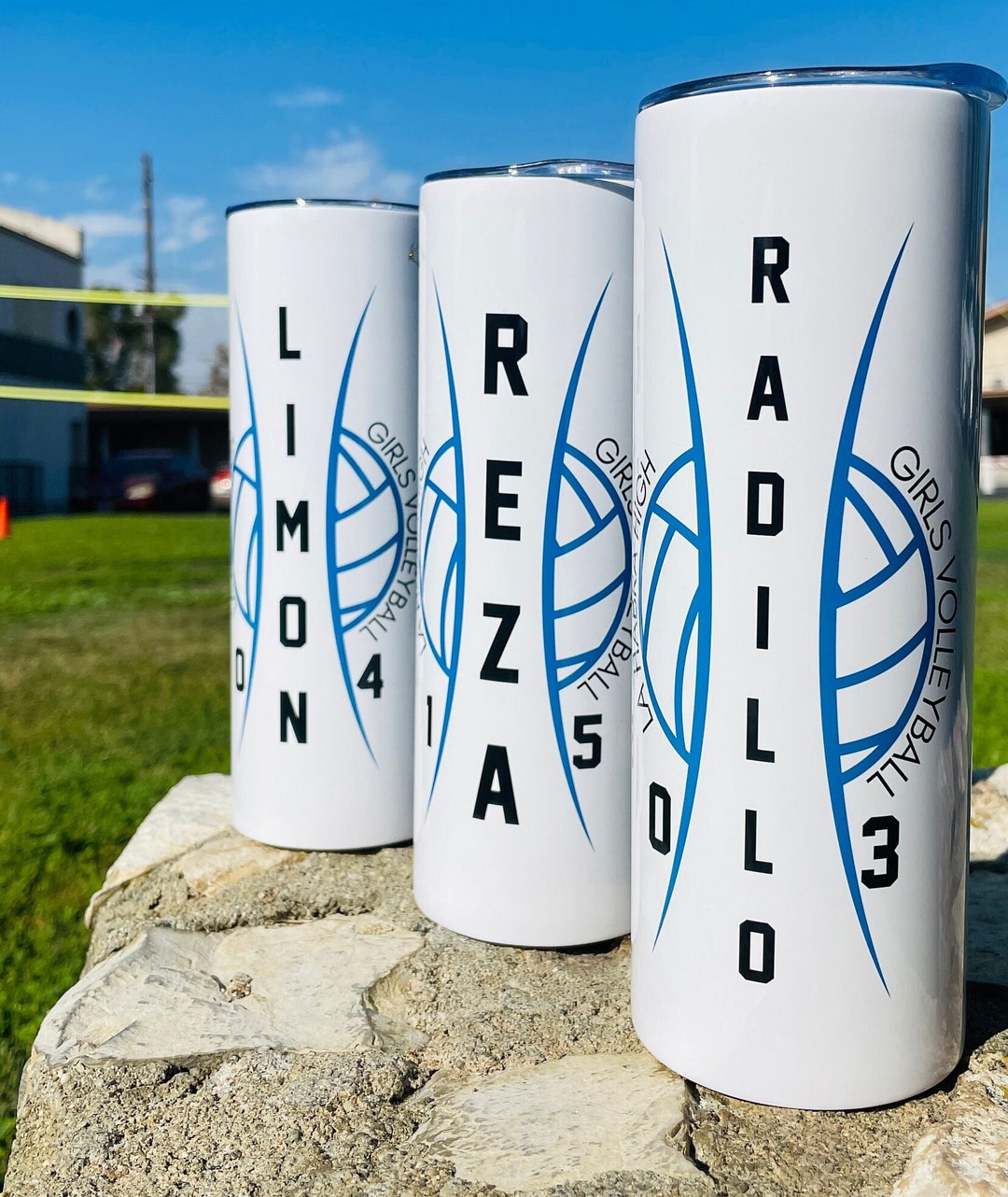 Volleyball Team Tumblers Customizable Tumbler Sports Team Etsy