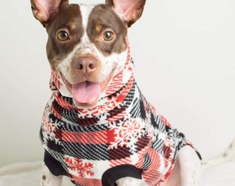 The TriFlurry Plaid Dog Sweater | Dog Pullover Sweater | XXS - XXL | Jax & Molly's