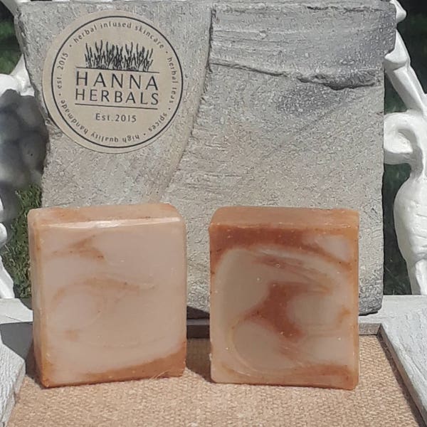 Amber Sandalwood Soap - Amber Soap, Sandalwood soap, cold processed soap, coconut oil soap, all natural soap, vegan soap, unisex soap