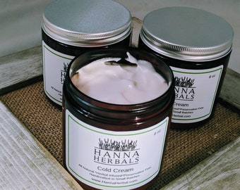 Cold cream - makeup remover - face cleanser - make up remover - face cream - natural skincare - organic skincare - face wash - makeup