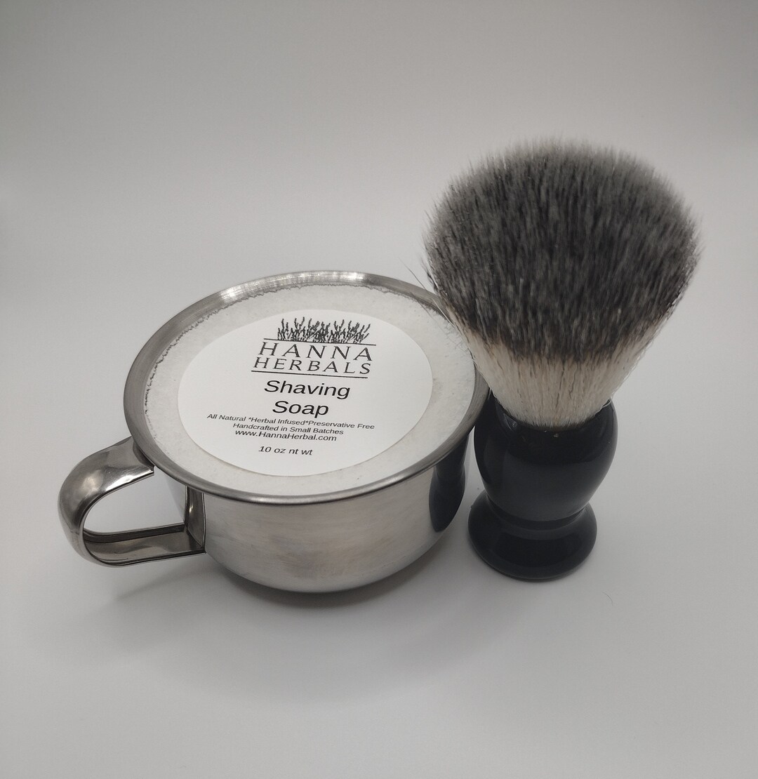 Shaving Soap With Brush Etsy