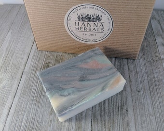 Island Breeze Cold Processed Soap - homemade soap - organic soap - artisan soap - soap bar - shea butter - gifts for her - handcrafted soap