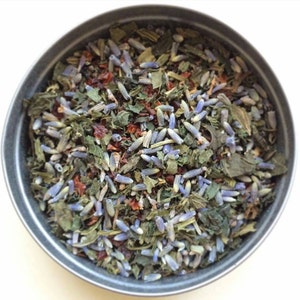 Calcium Rich  Tea - dried lavender - loose leaf teas - tea blend - healthy tea - herbal tea - organic herbal teas - lavender herbal tea