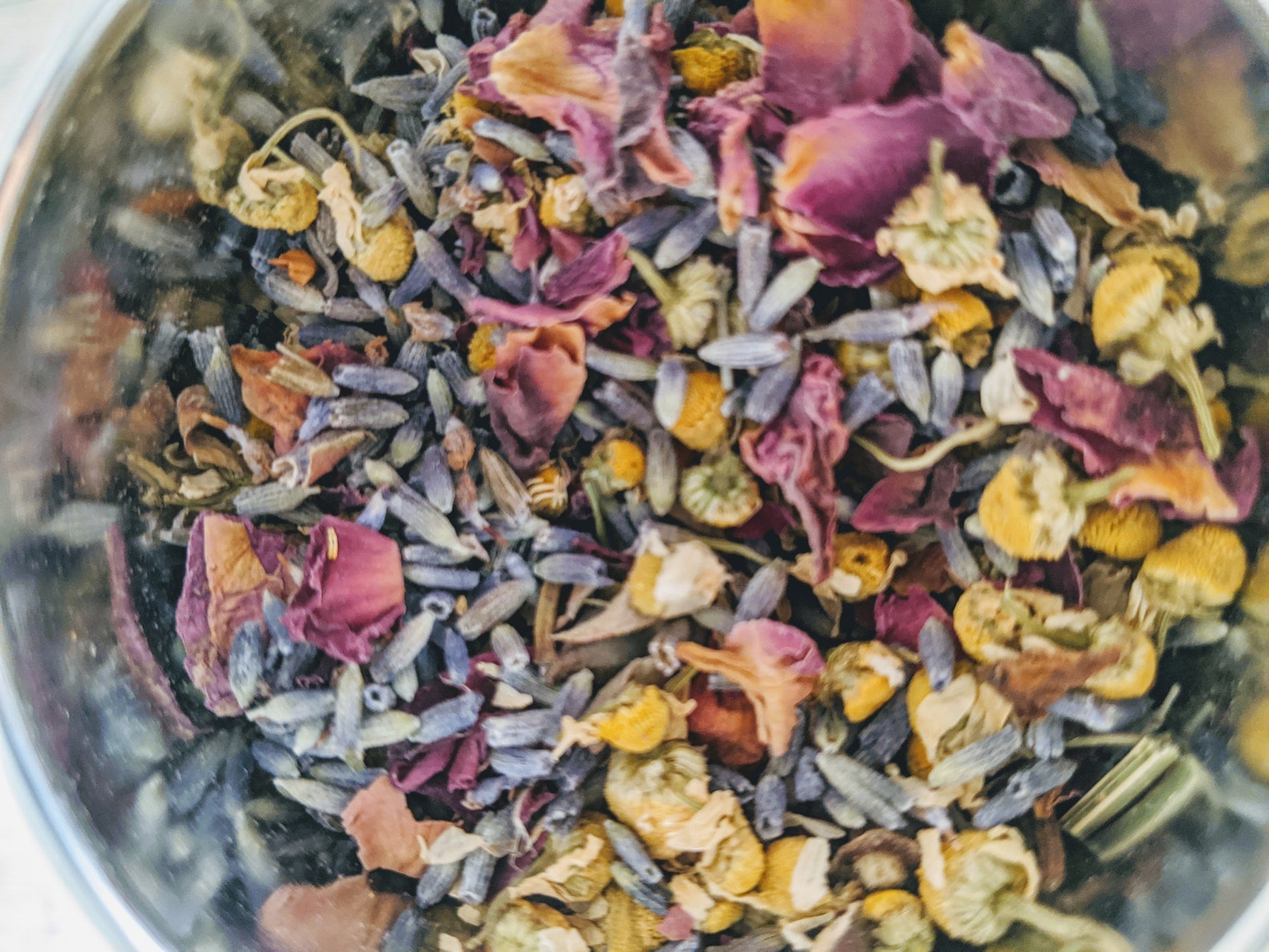 Rose Lavender and Chamomile Herbal Tea Organic Herbal Tea Etsy