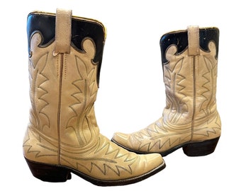 Size 6 M - 1960’s Women’s Cowboy Western Boots Rockabilly Style