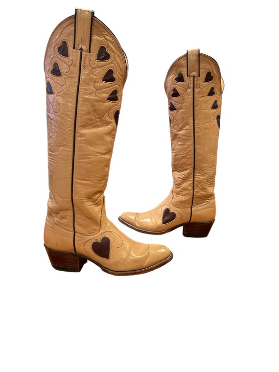 Size 6.5 A - Justin Wonens Vintage Tall Cowboy Wes