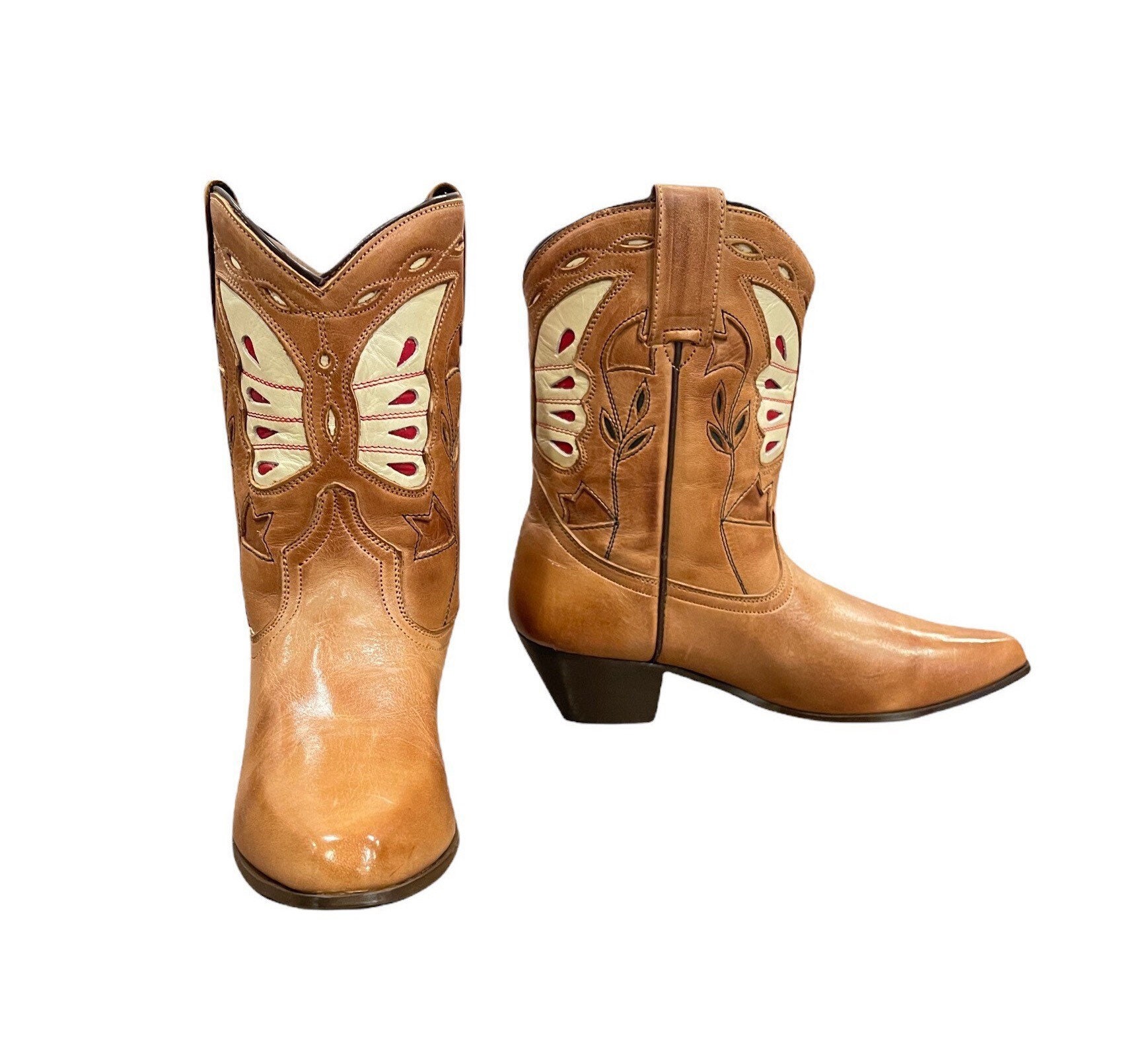 Womens Shorty Cowboy Western Boots 