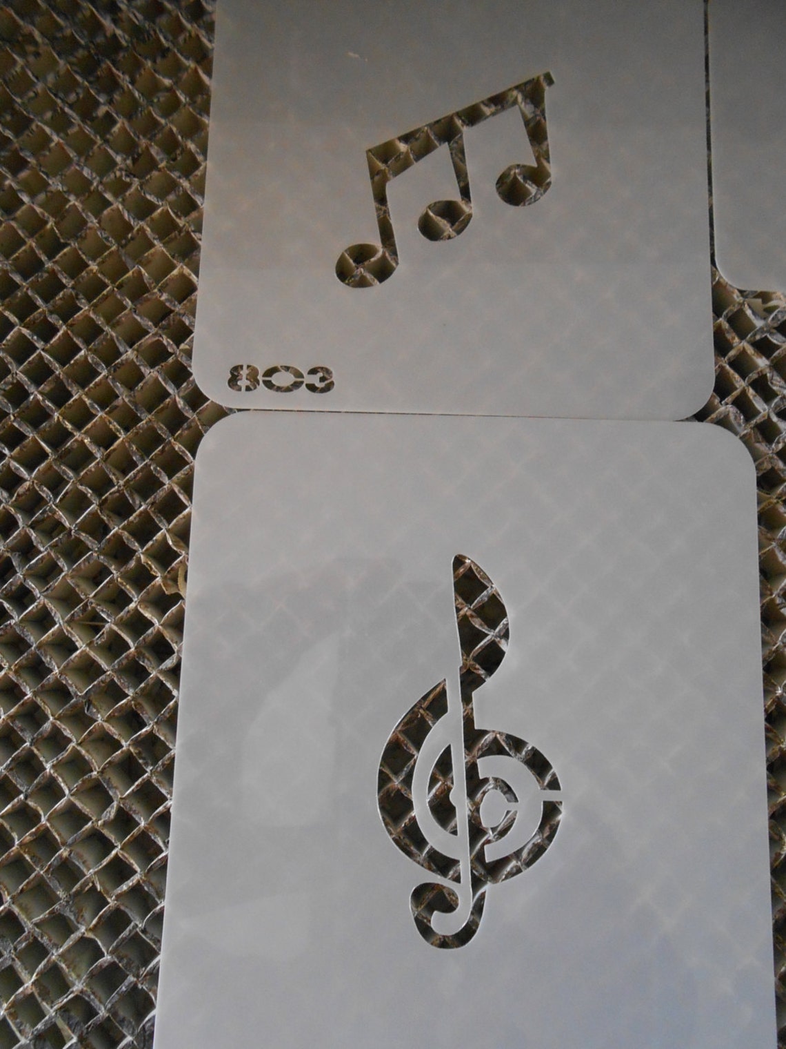 Airbrush Temporary Tattoo Stencil Set 140 Music Notes Etsy