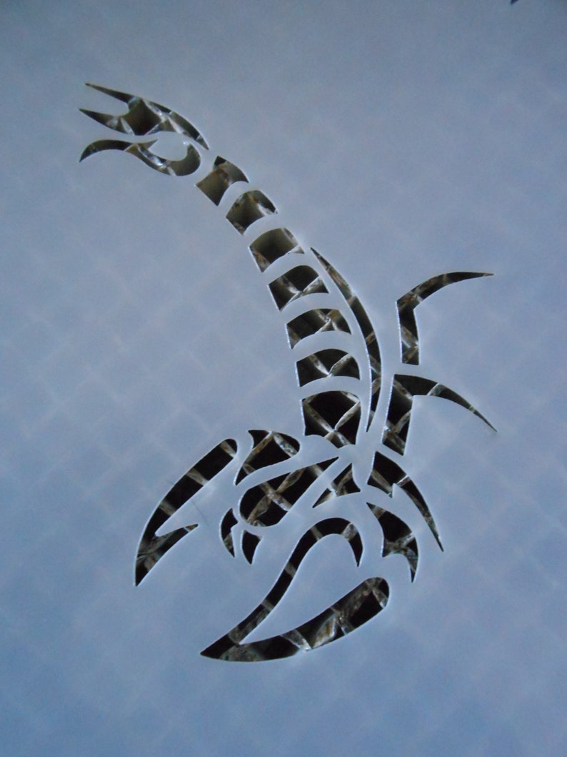 Airbrush Face Stencil Scorpion Etsy