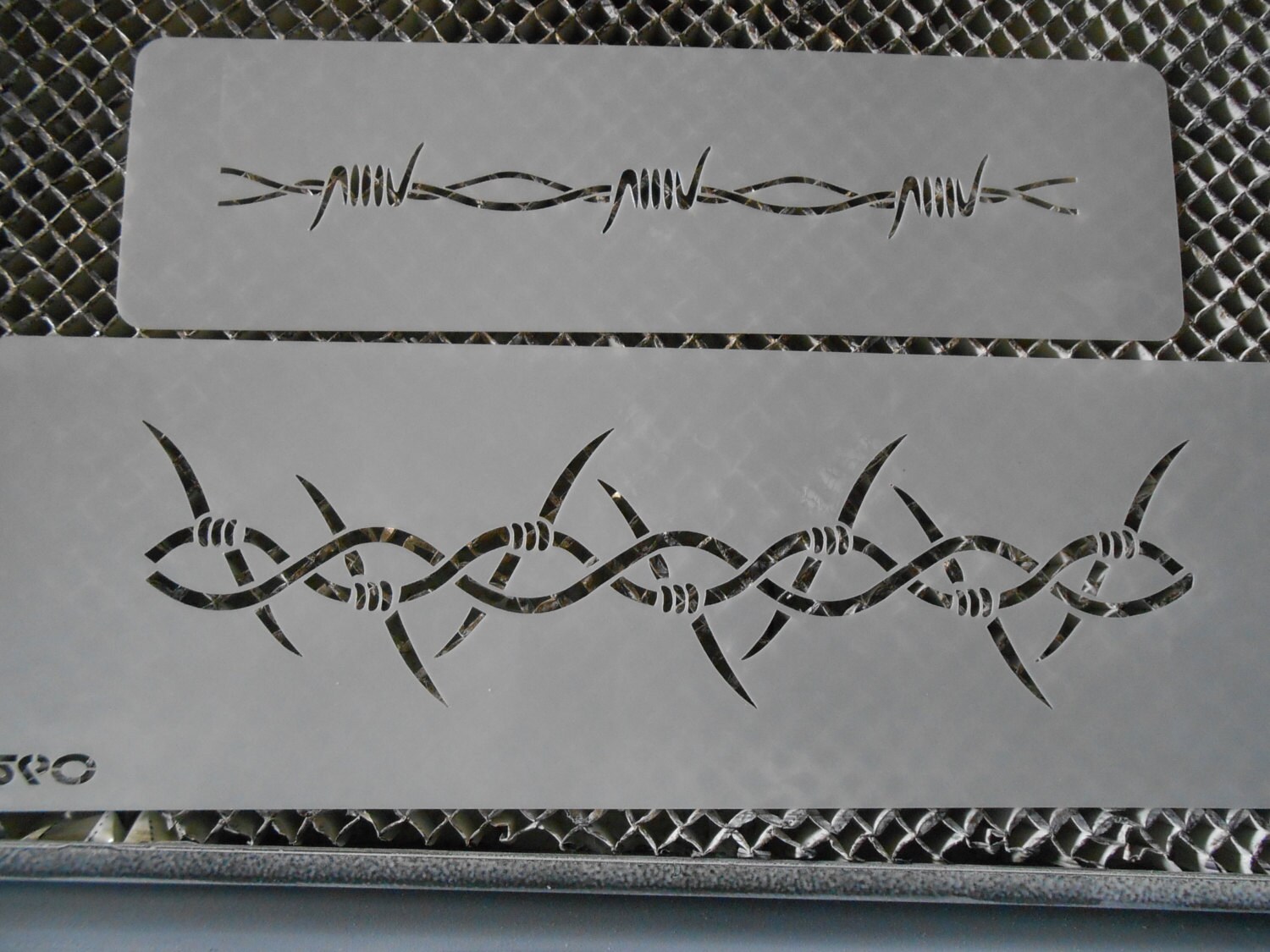 Airbrush Temporary Tattoo Stencil Set 345 Barbwire Etsy