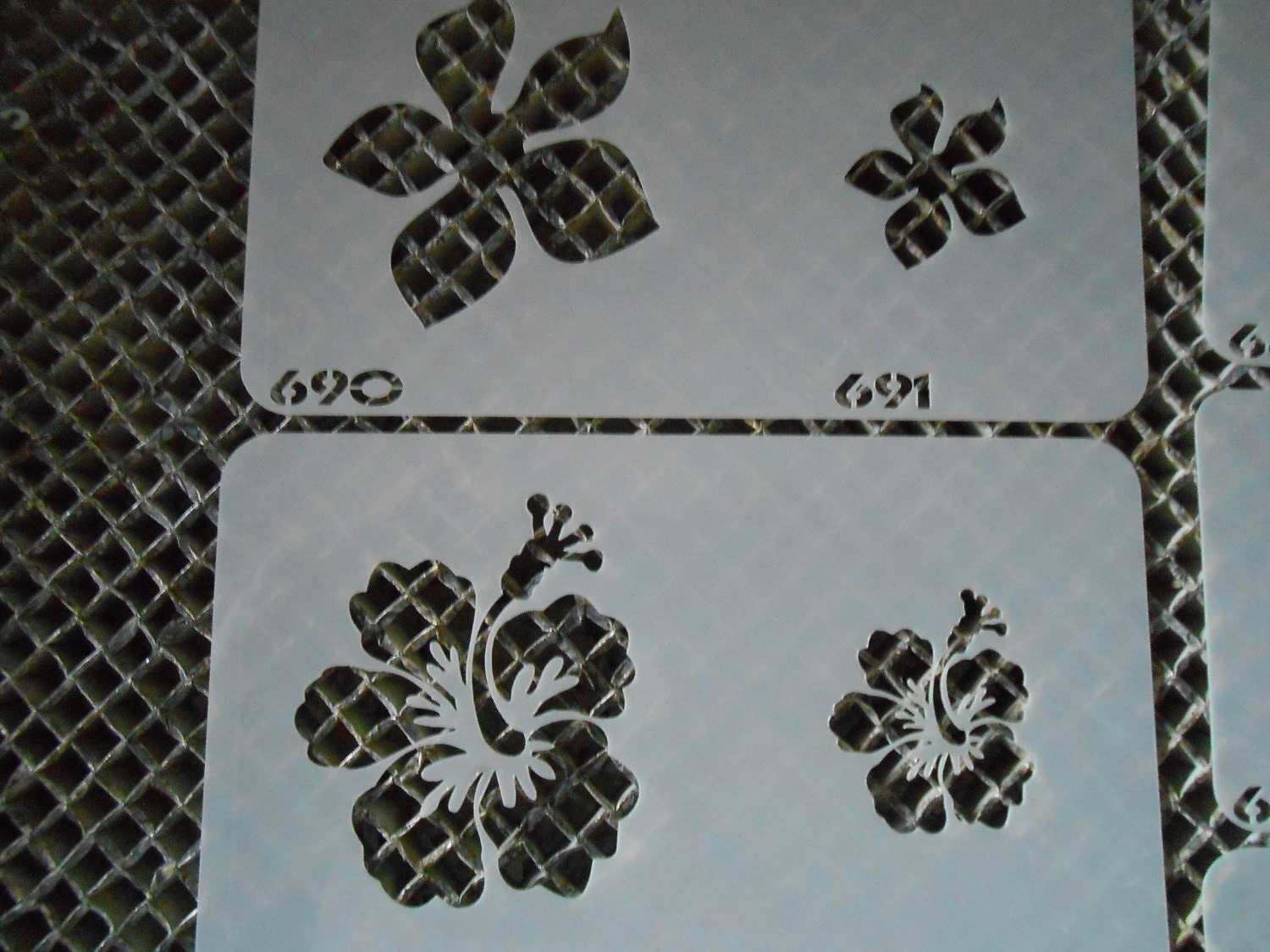Hawaiian Stencil Set 114 Etsy