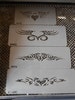 Airbrush Temporary Tattoo Stencil Set 218 Heart Lowerback Bands New by Island Tribal! 