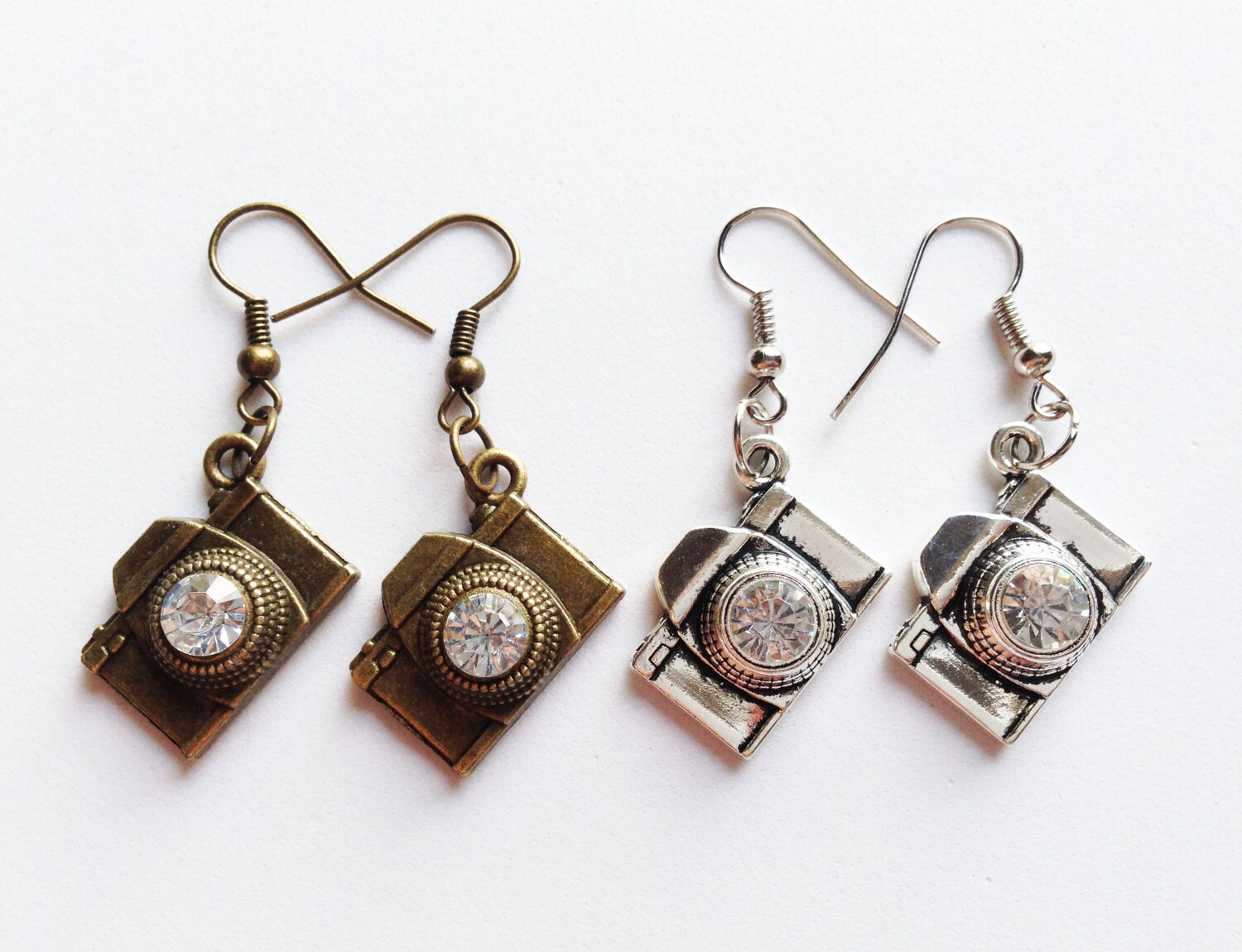 CAMERA Earrings Camera Jewelry Camera Gift Photographer Etsy