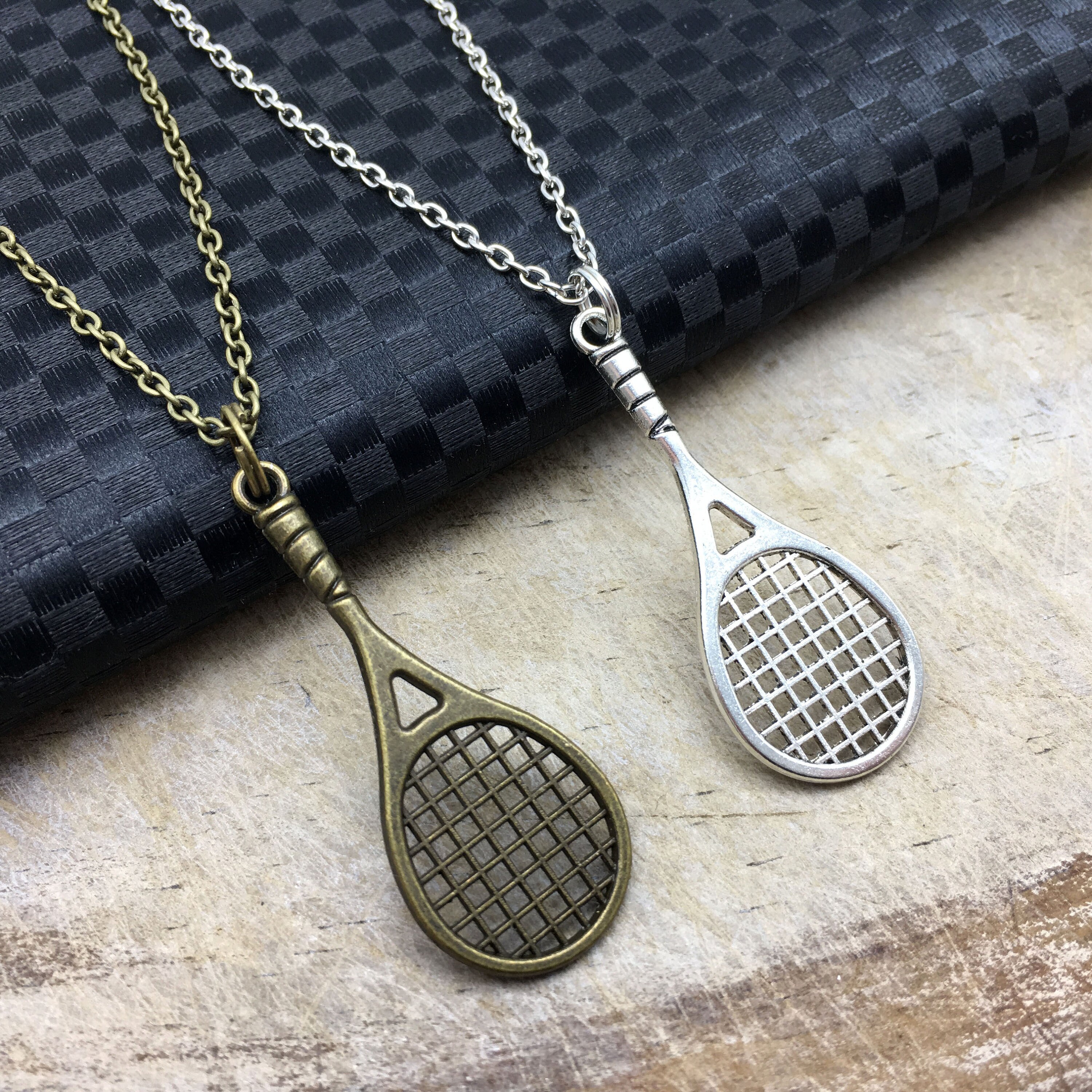 TENNIS RACKET Necklace Tennis Racket Jewelry Tennis Racket Etsy
