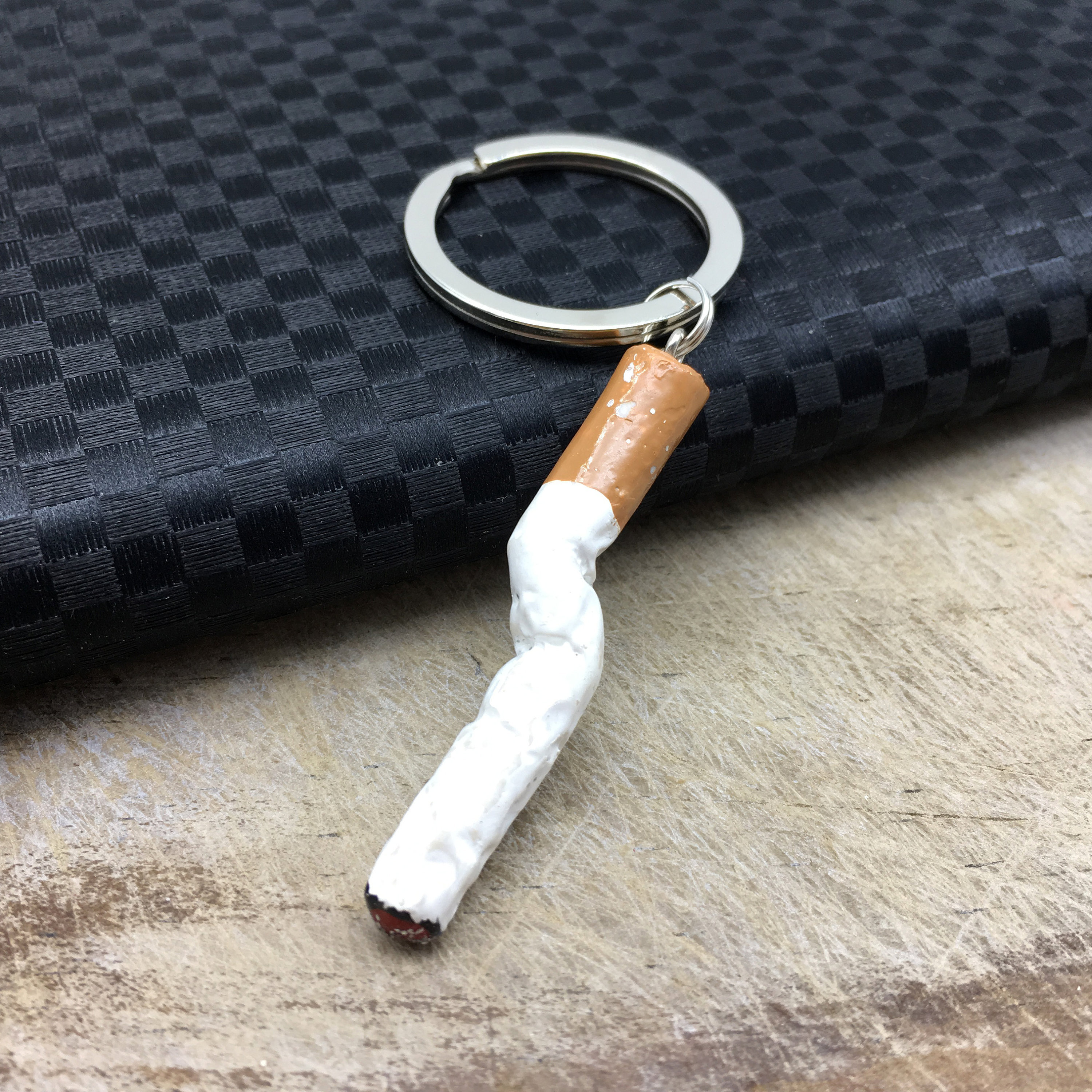 CIGARETTE Keychain Cigarette Keyring Cigarette Gift Tobacco Etsy