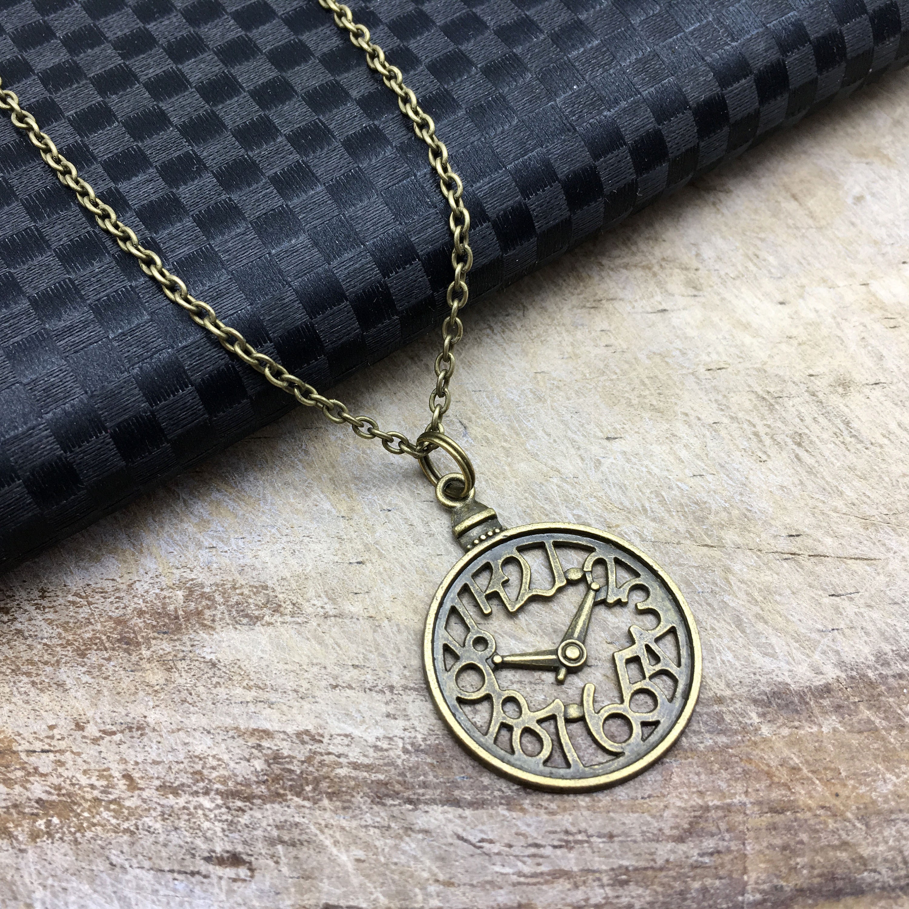 CLOCK Necklace Clock Jewelry Clock Gift Wall Clock Charm Etsy