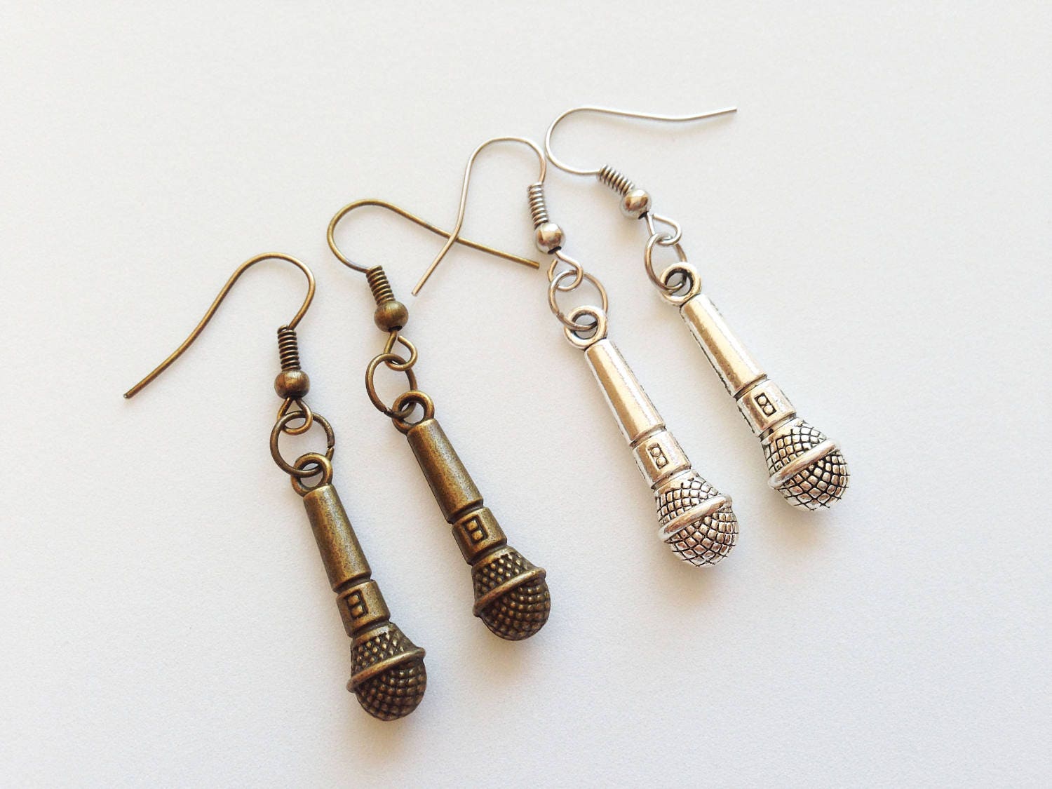 MICROPHONE Earrings Microphone Jewelry Microphone Gift DJ Gift Etsy