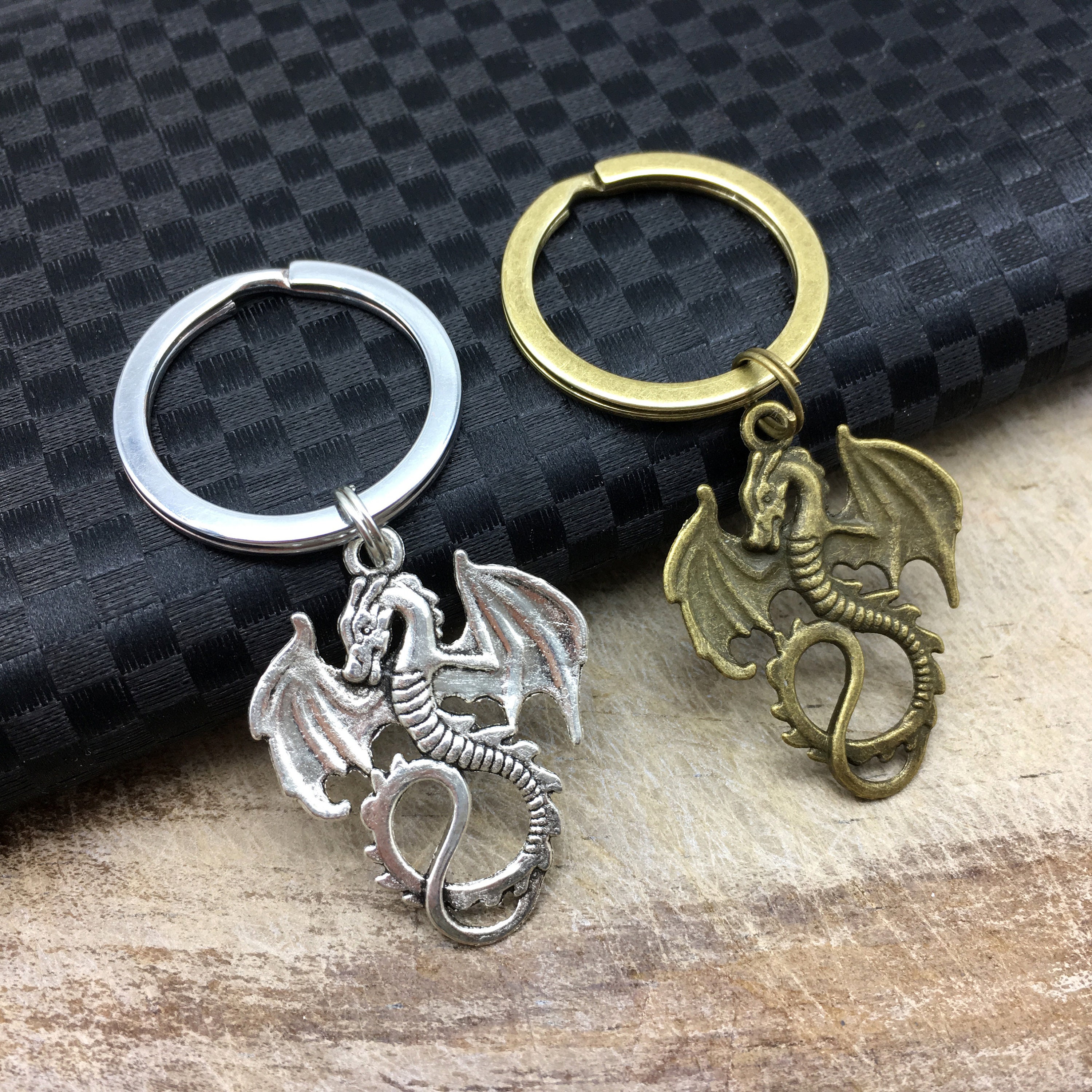 DRAGON Keychain Dragon Keyring Dragon Gift Fantasy Keychain Etsy