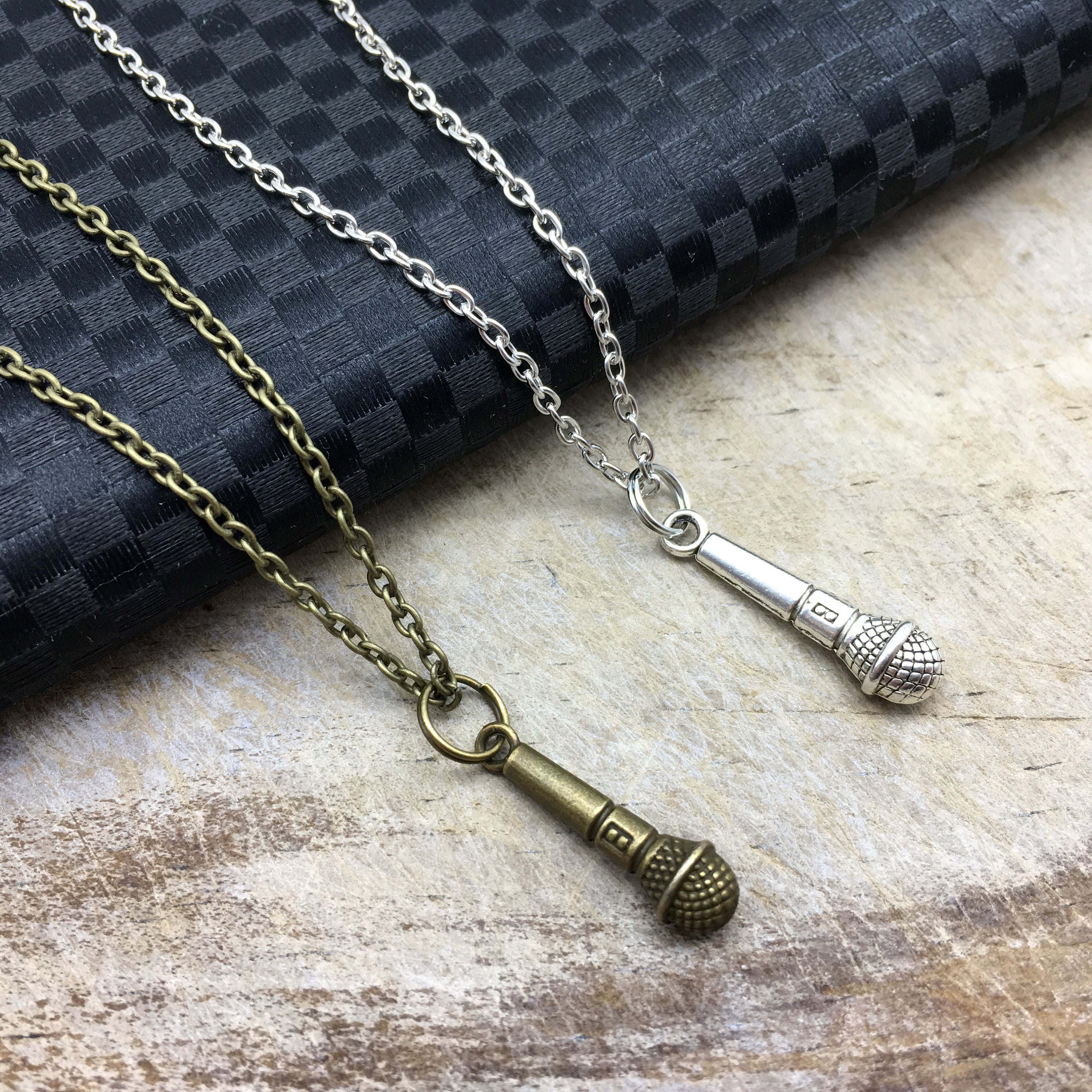 MICROPHONE Necklace Microphone Jewelry Microphone Gift DJ Gift Etsy