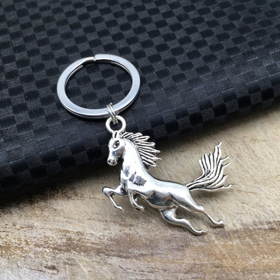 Horse Keychain Horse Keyring Horse Pendant Charm Horse Gift Etsy