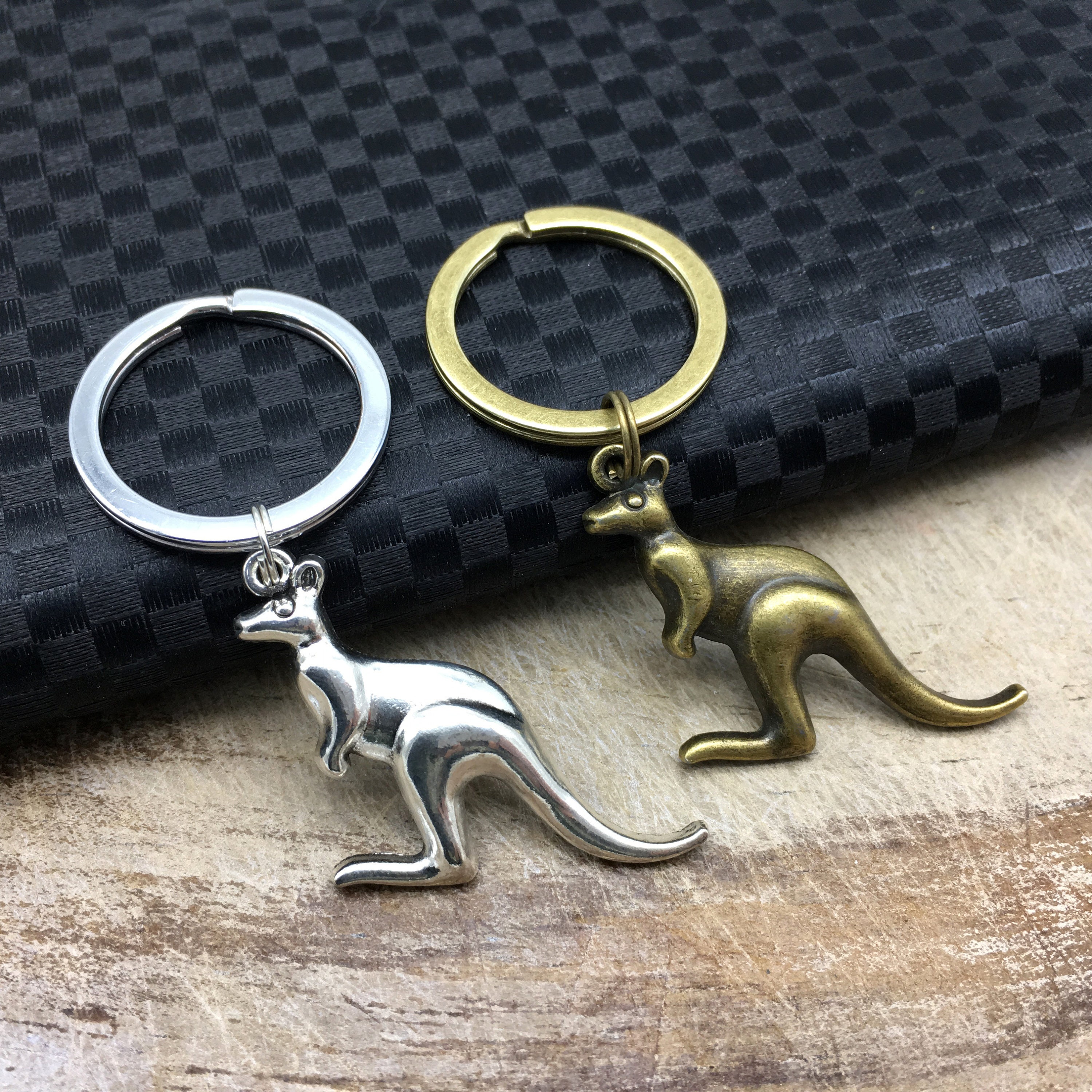 KANGAROO Keychain Kangaroo Keyring Kangaroo Gift Australia Etsy