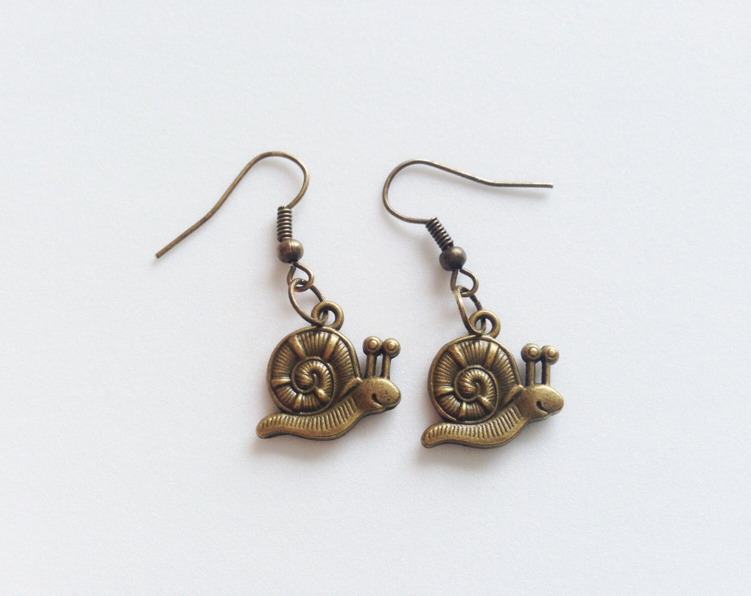 SNAIL Earrings Snail Jewelry Gift Animal Earrings Animal Etsy