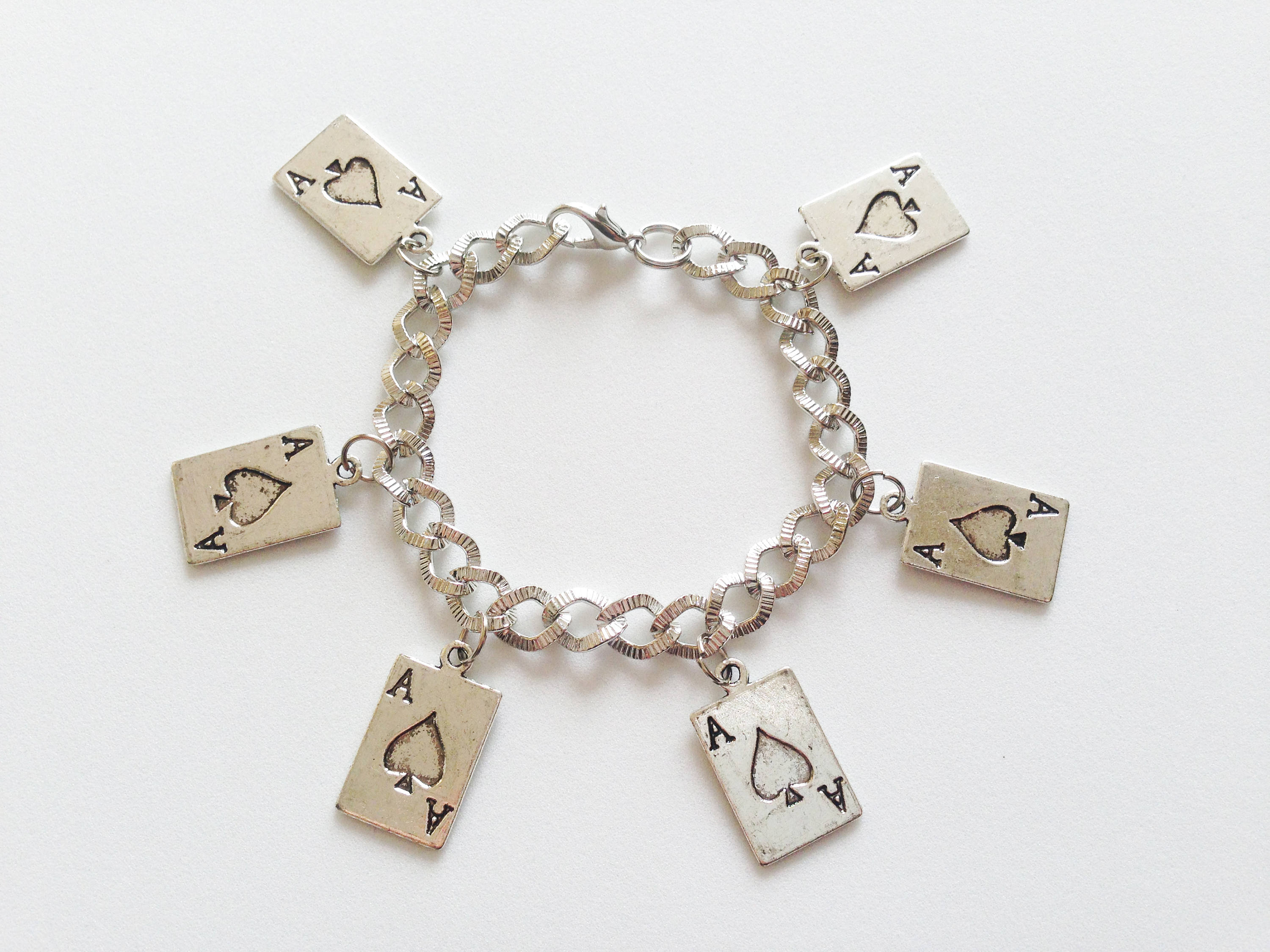 POKER Bracelet Poker Card Bracelet Gambling Bracelet Casino Etsy