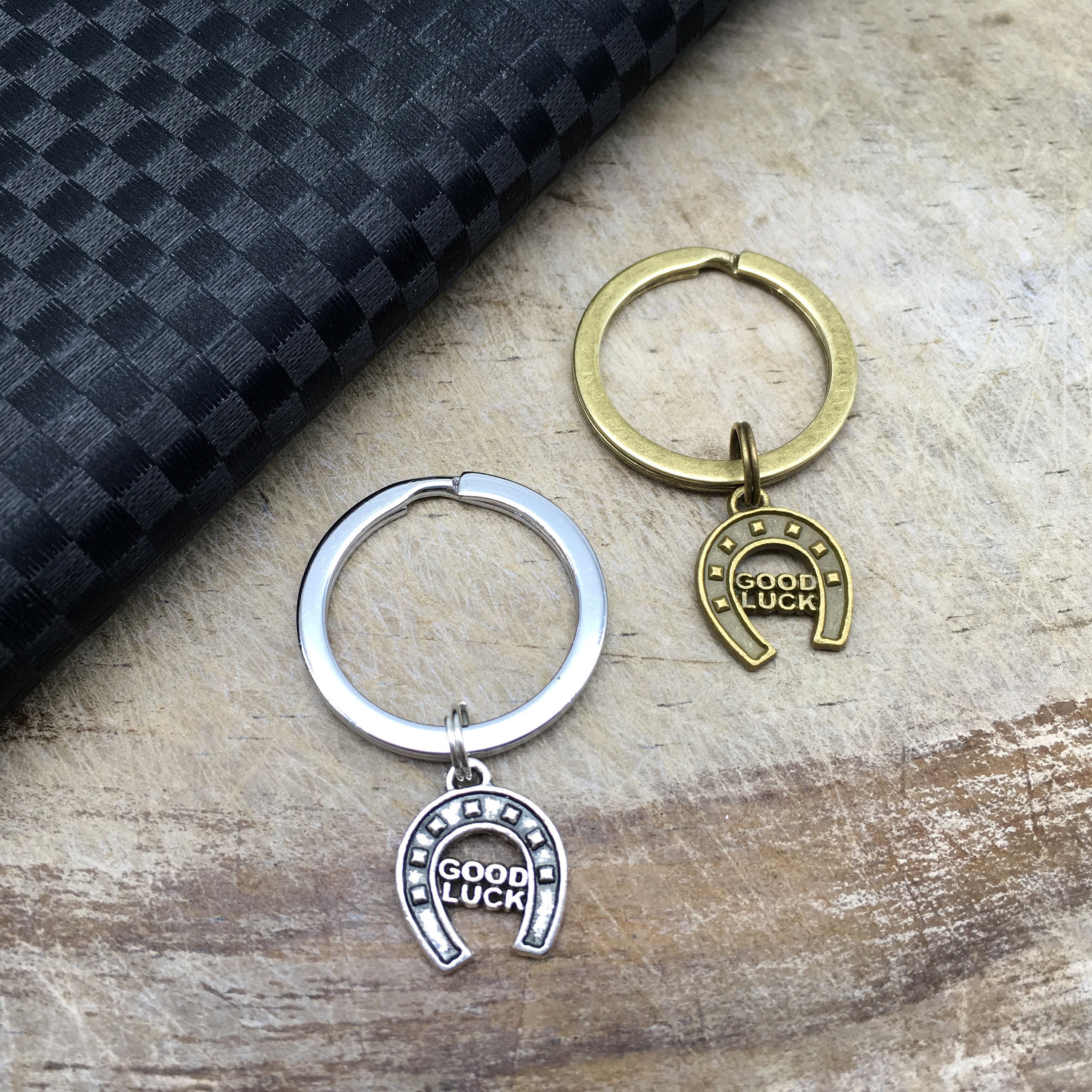 HORSESHOE Keychain Horseshoe Keyring Good Luck Gift Lucky Etsy