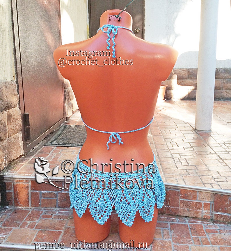 SALE Crochet bikini cover up beach dress lace hollow out Etsy