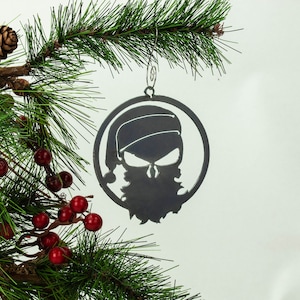 Punisher Santa Claus Ornament, Bare Steel Ornaments, Santa Clause, Punisher Gifts