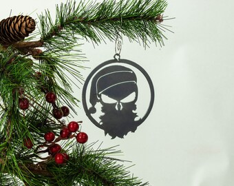 Punisher Santa Claus Ornament, Bare Steel Ornaments, Santa Clause, Punisher Gifts