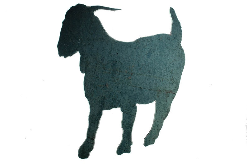 Lot of 10 Goat Cutouts Metal Farm Art Lot Of 5