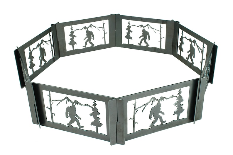 Bigfoot Fire Pit Gifts Large Sasquatch Steel Image 0