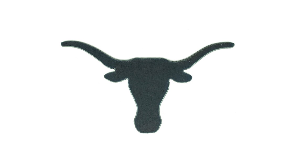 Longhorn Wood Cutout - 6 Inch Texas Steer Horn MDF Shape For Crafts & Decor