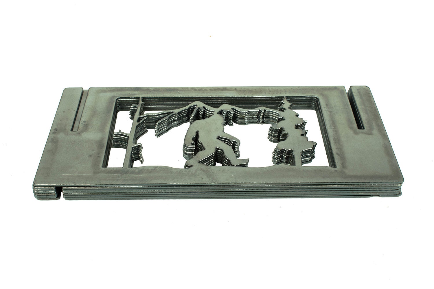 Bigfoot Fire Pit | Bigfoot Gifts | Large Sasquatch Steel Fire Pit ...