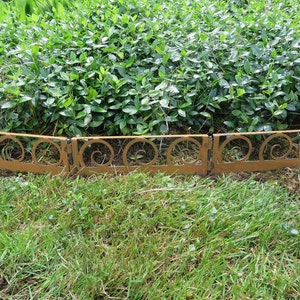 BEAUTIFUL BORDERS for your lawn, garden, and flower bed. Comes in swirls, squares, fleur-de-lis, slanting, and ovals.