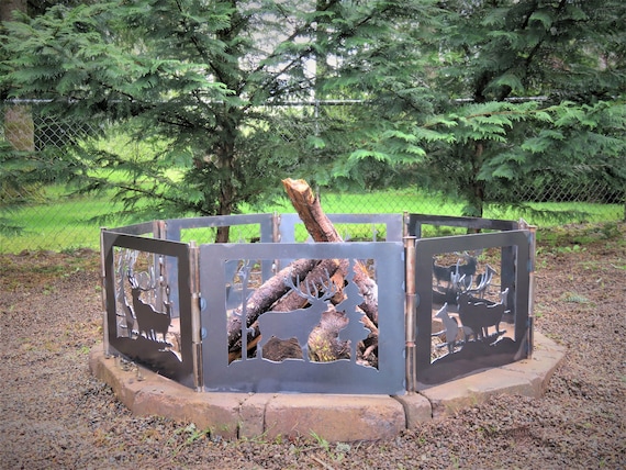 Elk Wildlife Fire Pit Portable, Wildlife Fire Pit