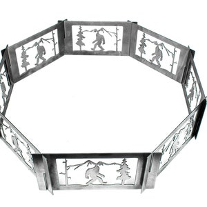 Bigfoot Fire Pit | Bigfoot Gifts | Large Sasquatch Steel Fire Pit ...