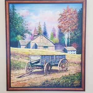 FALL HARVEST Original Art Print