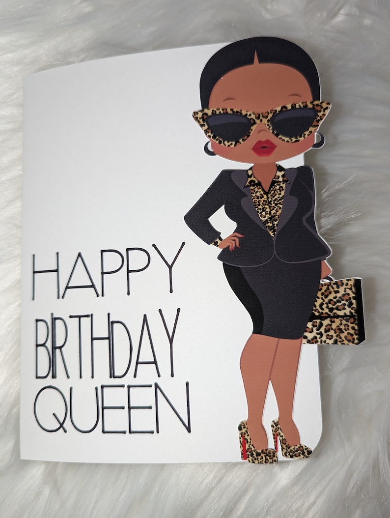 African American Cards, Black Girl Magic Cards, Happy Birthday Queen, Hello image 2