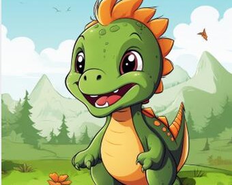 Dinosaur Coloring Pages for Kids, Toddler Preschool Activity Book (Digital Download)