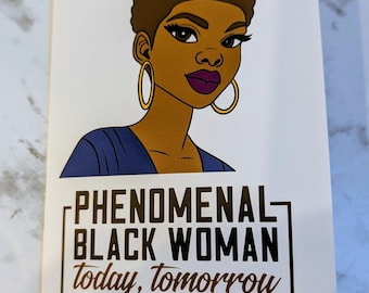 Phenomenal Black Woman Cards | Afrocentric Encouragement, Birthday, Motivation Bundle