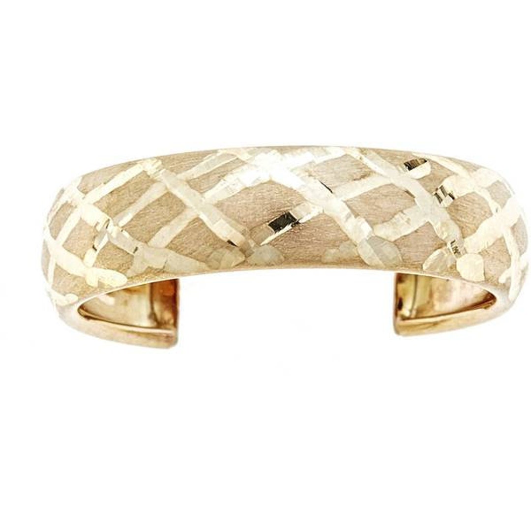 Gold Standard Jewelry Company 14K Gold 0.02cttw Diamond Scroll Toe Ring