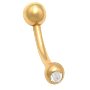 10kt Solid Gold | Belly Ring | Belly Button Rings | Naval Ring | Minimalistic Jewelry | Body Jewelry I 10k yellow gold I Everyday Jewelry