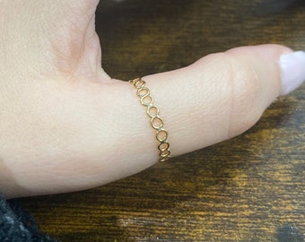 10kt Solid Gold Ring | Stacker Ring | Solid Gold | Stacking Ring | Dainty ring | Minimalistic Jewelry I Stackable Ring