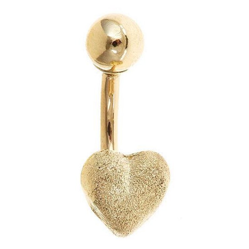14kt Solid Gold Solid Gold Belly Ring Belly Button Rings Etsy