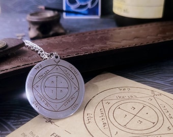 Key of Solomon | Fifth Pentacle of Saturn | esoteric kabbalah gnostic, angel demon protection, seal of guarded treasure