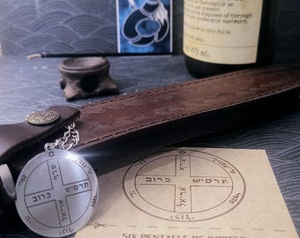 Key of Solomon | Sixth Pentacle of Jupiter | esoteric kabbalah gnostic, angel demon protection, seal of eternal life