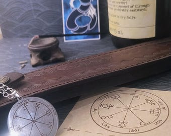 Key of Solomon | Sixth Pentacle of Saturn | esoteric kabbalah gnostic, angel demon protection, seal of retribution